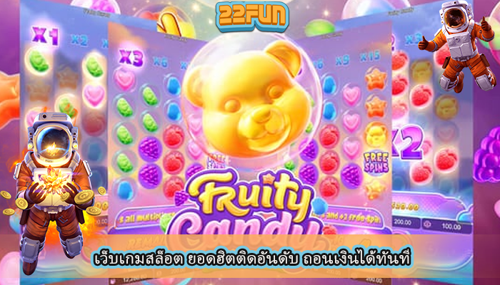 เว็บเกมสล็อต ยอดฮิตติดอันดับ ถอนเงินได้ทันที